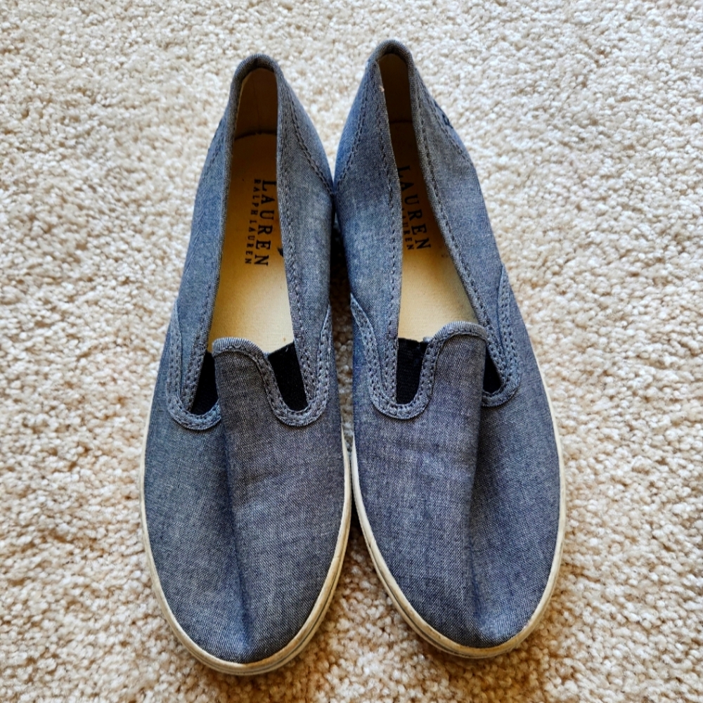 Navy Loafers